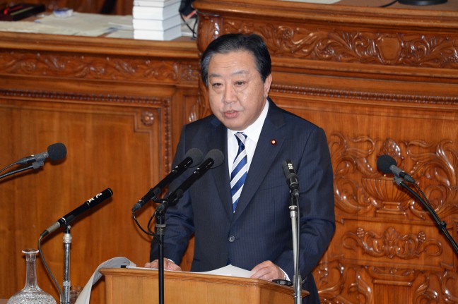 (民進党HPより。民進党幹事長の野田佳彦氏は総理大臣でした)