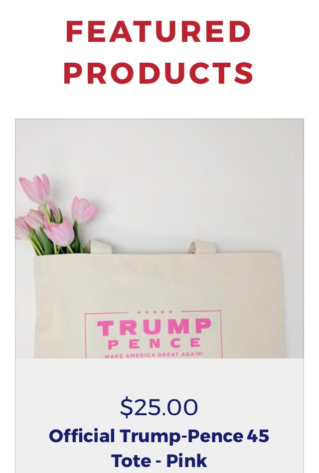 トランプ氏 HPより