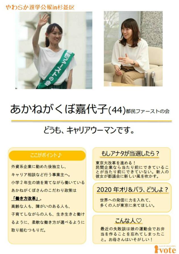 やわらか選挙公報スクショ2 7月25日ivote